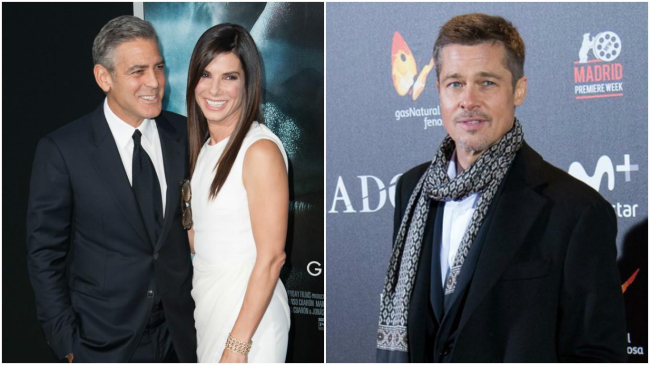 Джордж Клуни твердо намерен свести Брэда Питта и Сандру Баллок