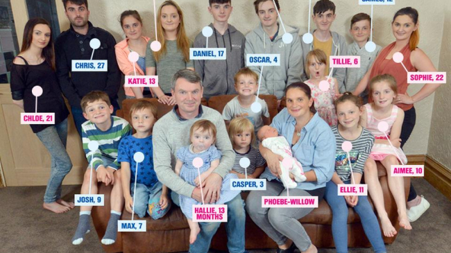 O englezoaică de 39 de ani așteaptă al 20-lea copil