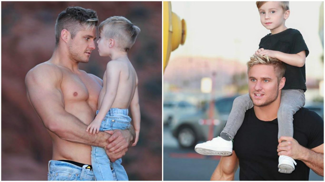 Акробат Уэйн Скивингтон из цирка Cirque du Soleil - самый популярный отец-одиночка «Инстаграма»