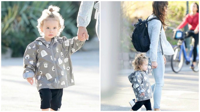 Папарацци «поймали» Джессику Билл с двухлетним сыном Сайлосом