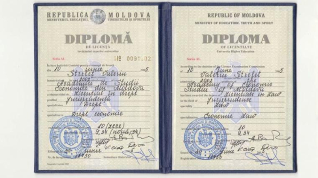 Diplomele de studii din Moldova vor fi recunoscute în Spania