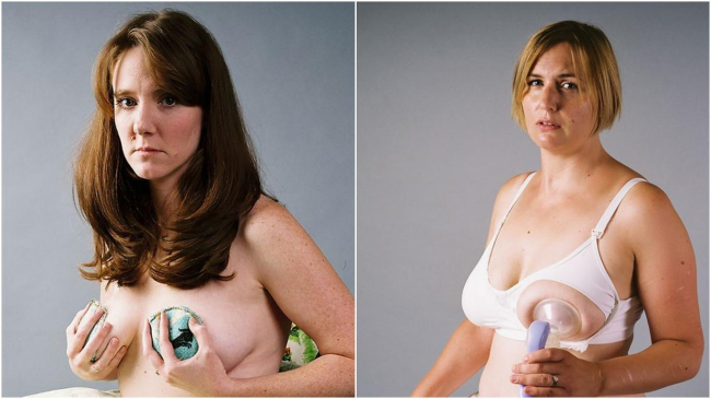 Обратная сторона ГВ: фотопроект о сцеживании