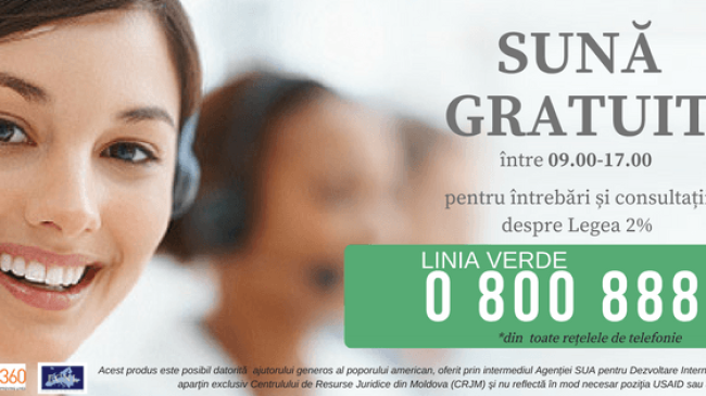 Redirecționați cele 2% din impozitul pe venit ONLINE. Mai aveți 3 zile la dispoziție!