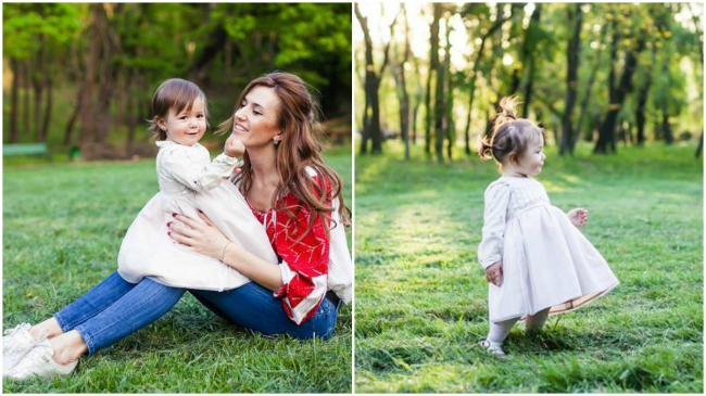 Poze emoționante cu Tatiana Heghea și „gogoșica” ei!