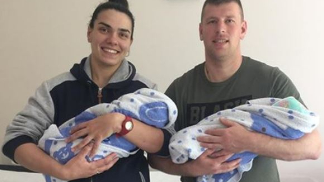 В семье спортсменки Натальи Стратулат пополнение! Снова близнецы и снова мальчики