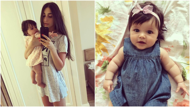 Fashionistă la jumătate de an! Elena Bivol își îmbracă fiica în ținute stilate