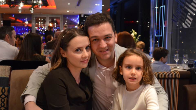 Family Portrait: Vitalie Cojocari și fiica sa, Natalia!