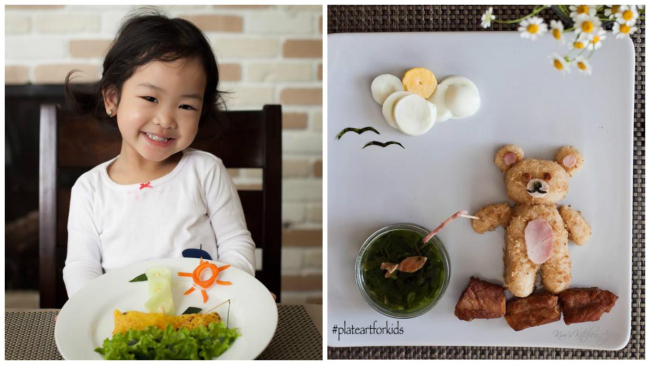 O mamă transformă mâncarea fiicei sale în opere de artă