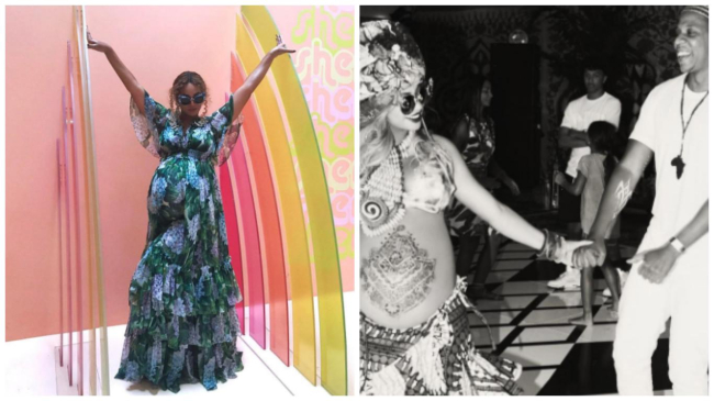 Накануне родов Бейонсе показала нежное фото с дочкой