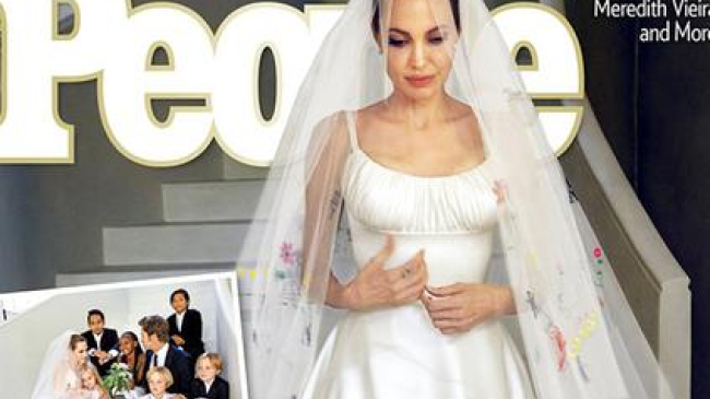 Свадебные фото Анджелины Джоли и Брэда Питта