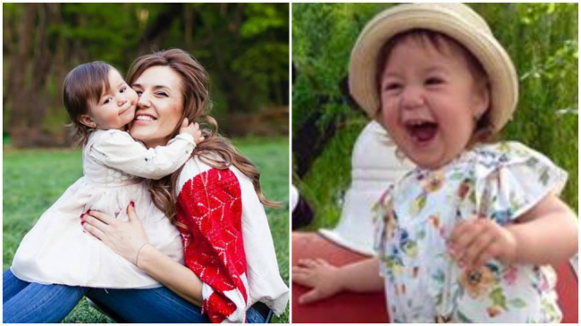 Fiica Tatianei Heghea cântă la pian