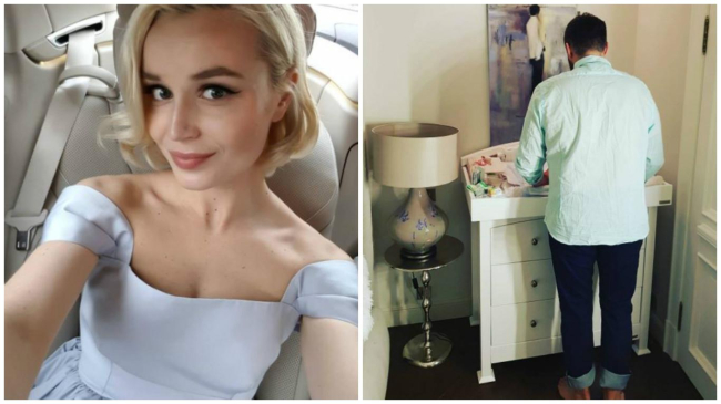 Полина Гагарина похвалила мужа за помощь с новорожденной дочкой