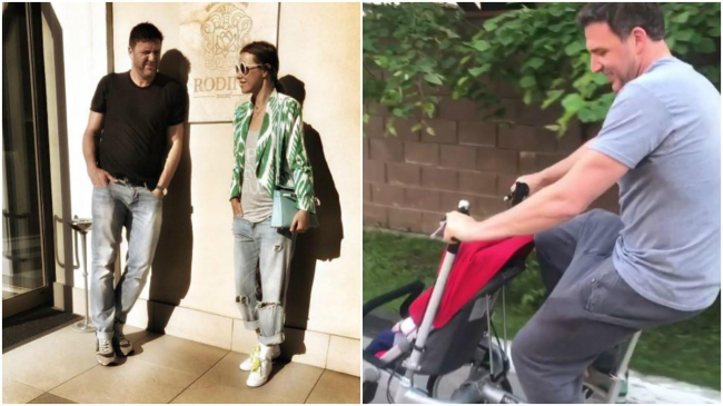 Ксения Собчак и Максим Виторган отметили 7 месяцев со дня рождения сына велопробегом