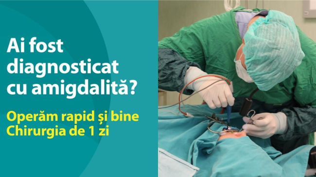Operăm amigdalita rapid și bine! Chirurgia de 1 zi la Medpark