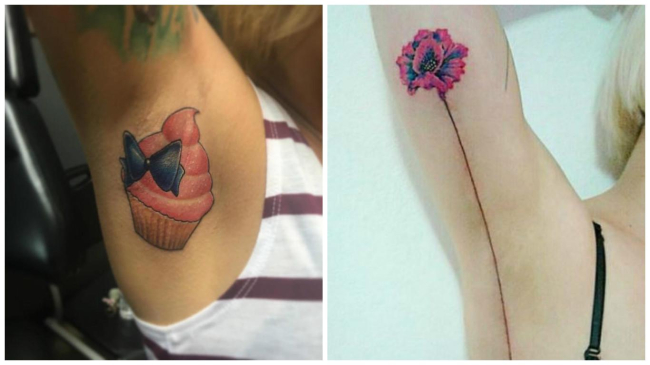 Tendință nouă! Tatuajele la subraț devin tot mai populare