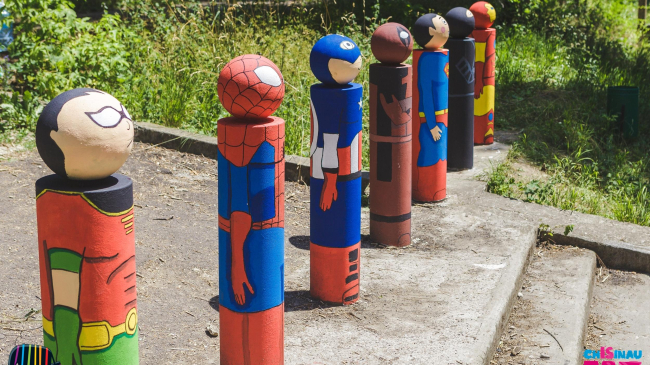 Un nou obiect de artă marca Chisinau Is Me: “Super Eroii”