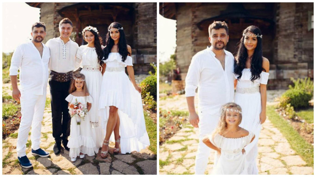 Familia Melnic, pentru prima dată nași. Cine-s finii şi ce ţinute au ales