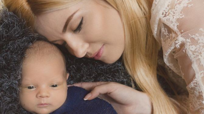 Трогательно. Первая фотосессия сына Марианы Михаилэ