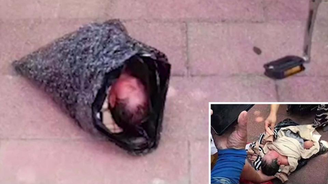 Китаянка отправила младенца в пакете курьерской службой в приют