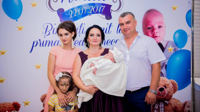 Frățiorul Olgăi Verbițchi a avut parte de prima sa petrecere. Poze de la eveniment
