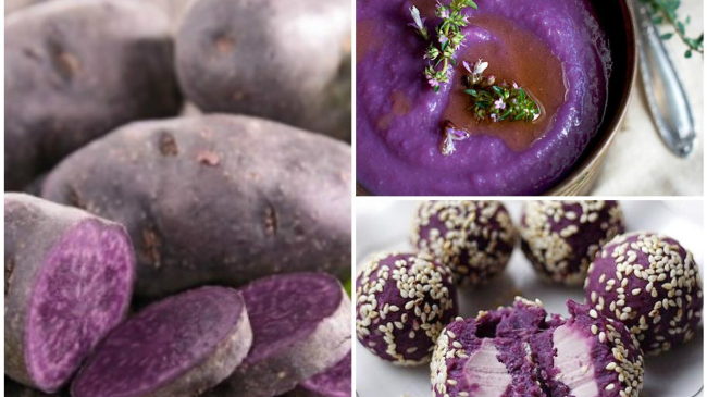Два рецепта с фиолетовым картофелем (его уже можно найти и в Молдове)