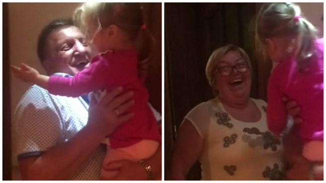 Ce reacție a avut fiica Karizmei atunci când și-a văzut bunicii