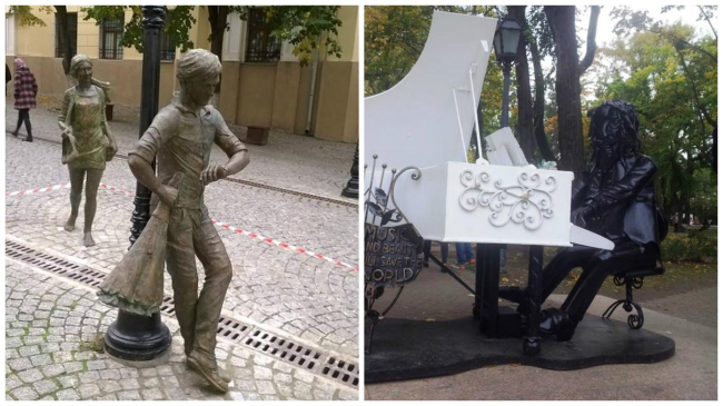 Încă trei statui în centrul Chișinăului!