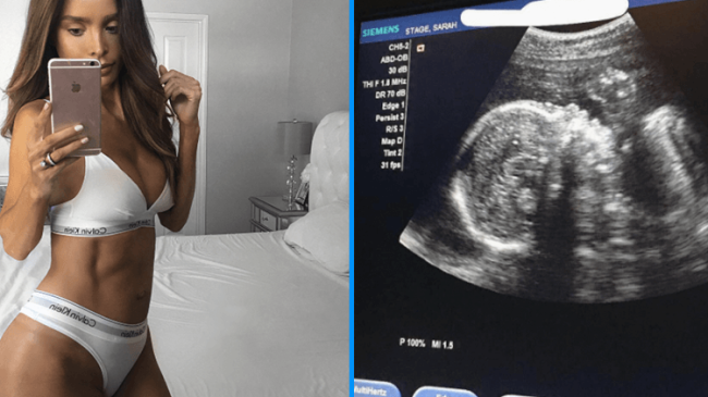 Unde e burtica? Modelul continuă antrenamentul în a 8-a lună de sarcină