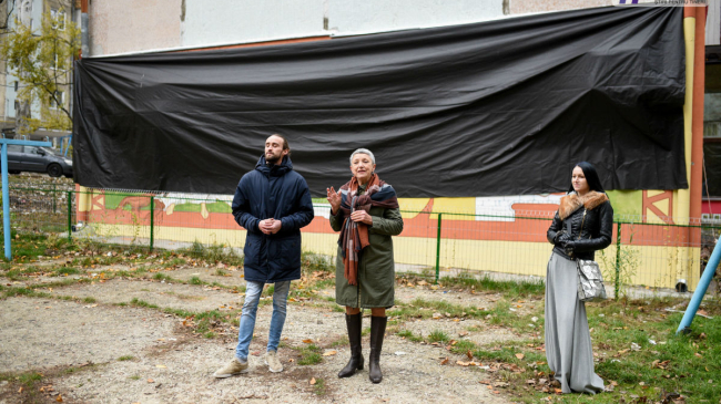 O nouă pictură murală a apărut pe un bloc de la Botanica