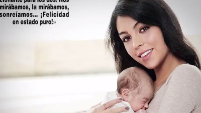 Primele fotografii cu fiica lui Cristiano Ronaldo și a Georginei Rodriguez