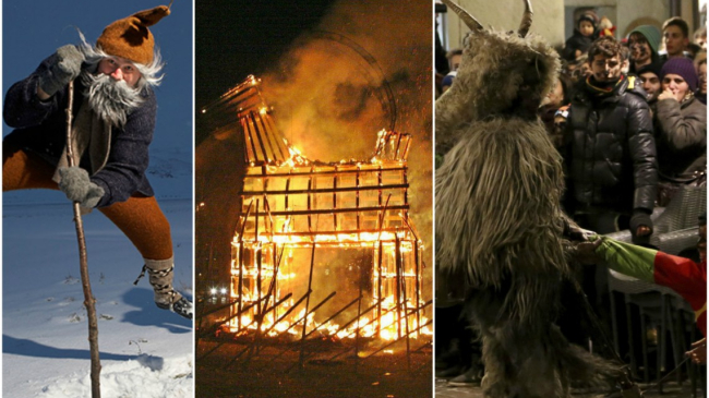 Tradiții înfricoșătoare sau ridicole de Crăciun din toate colțurile lumii