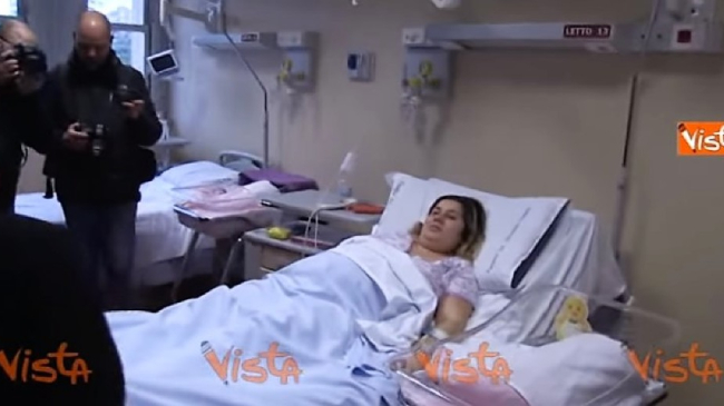 Primul copil, născut la Roma în 2018, este o moldoveancă! Fetița a fost vizitată la maternitate de primarul capitalei Italiene