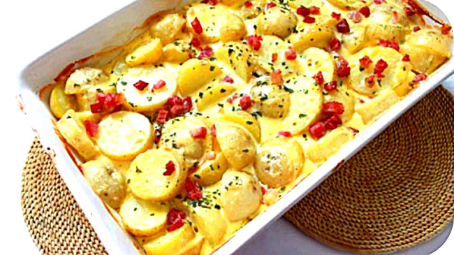 Рецепт картошки карбонара