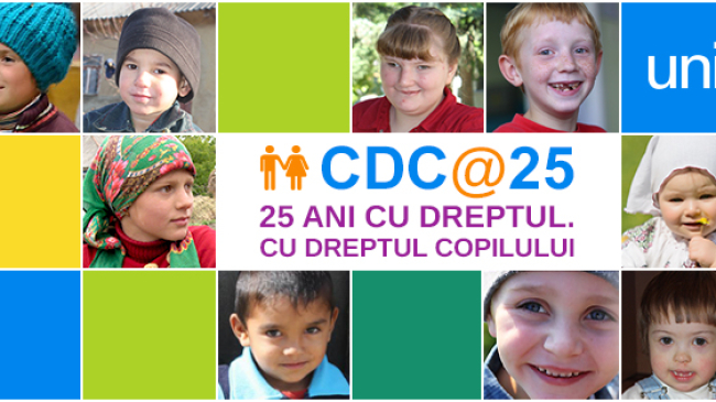 UNICEF a dat startul campaniei „25 de ani cu dreptul. Cu dreptul copilului” prin sport