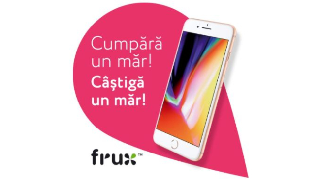 Câștigă un Iphone 8 de la Frux