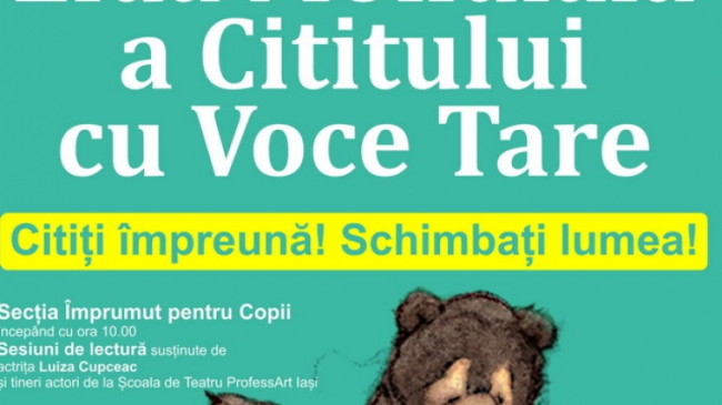 1 februarie 2018 – Ziua Mondială a Cititului cu Voce Tare
