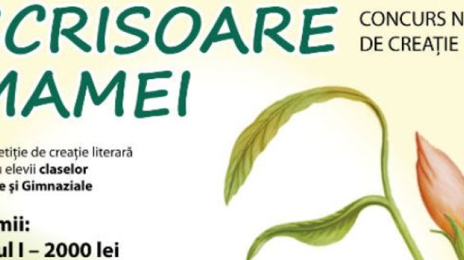 Elevii sunt îndemnați să participe la concursul „Scrisoare mamei”