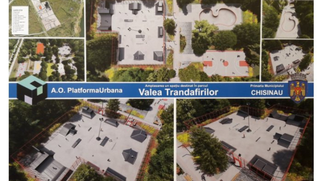 Un Skatepark va fi construit în parcul Valea Trandafirilor din capitală