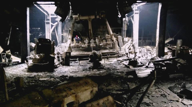 Imagini terifiante din interiorul mall-ului din Kemerovo