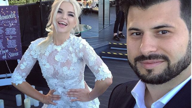 Cine a creat rochia de mireasă a Danielei Burlac