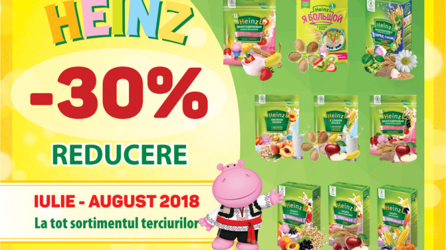 Extindem meniul bebelușului cu HEINZ!