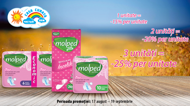 Procură absorbante la preț special! Ofertă avantajoasă de la Molped