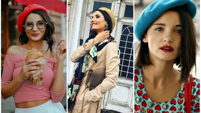 Cum să porți o beretă. 6 idei de la Lilu