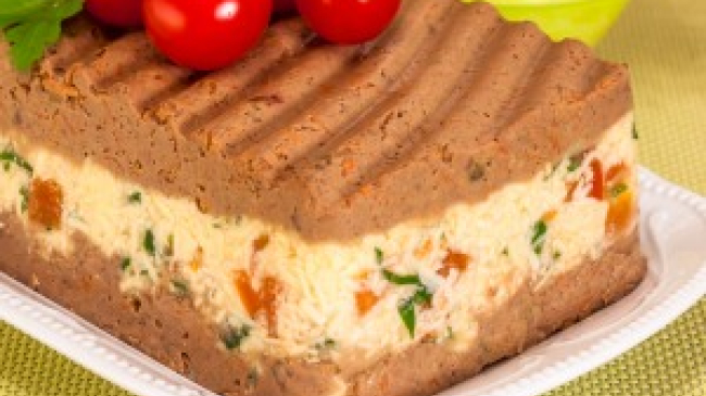 Pate din ficat de pui cu cașcaval