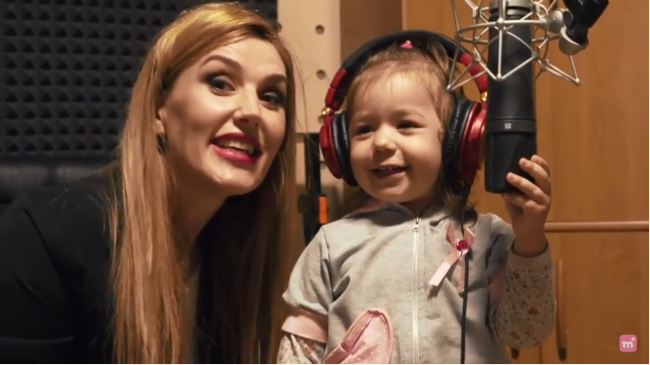 Tatiana Heghea înregistrează o piesă nouă alături de fetița sa (VIDEO)