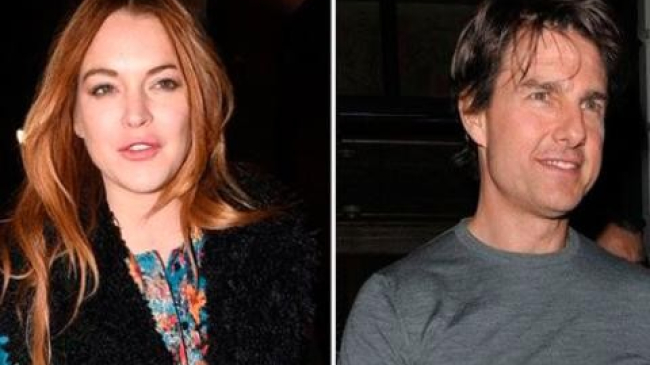 Tom Cruise şi Lindsay Lohan  se află în legătură amoroasă