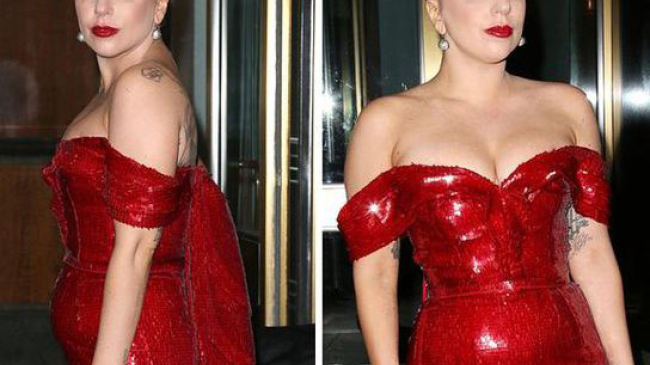 Леди Гага продемонстрировала округлившийся животик