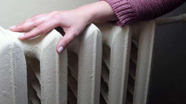 Температура отопительной системы была снижена из-за потепления