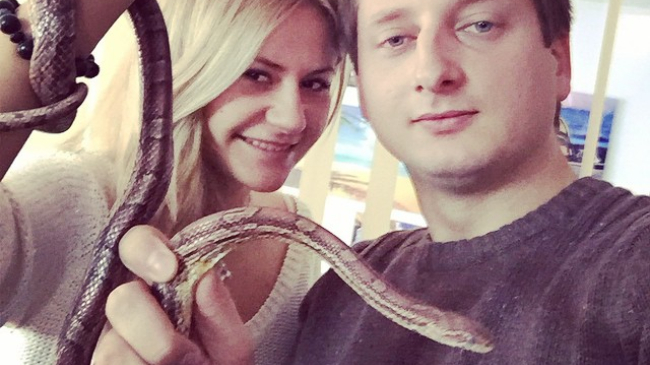 Tatiana Spânu, față-n față cu un șarpe! A avut o reacție uluitoare