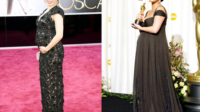 Нас будет двое: беременные звезды на церемонии «Оскар»